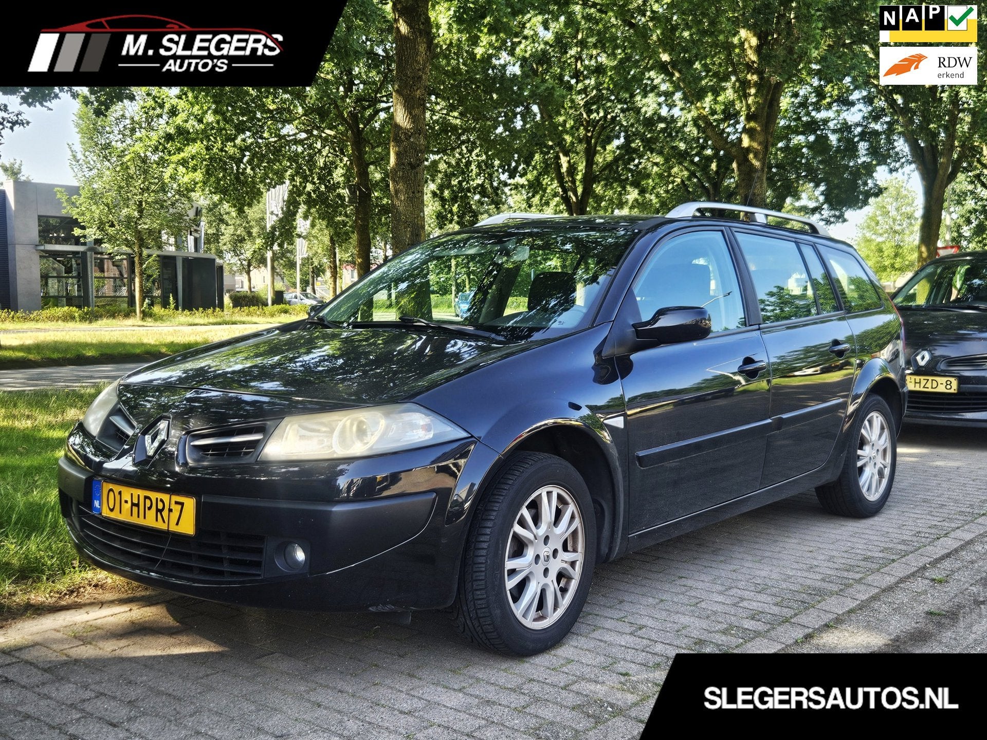 Renault Mégane Grand Tour 1.6-16V Sélection Business*APK, Auto's, Renault, 4 cilinders, Zwart, Euro 4, 1598 cc