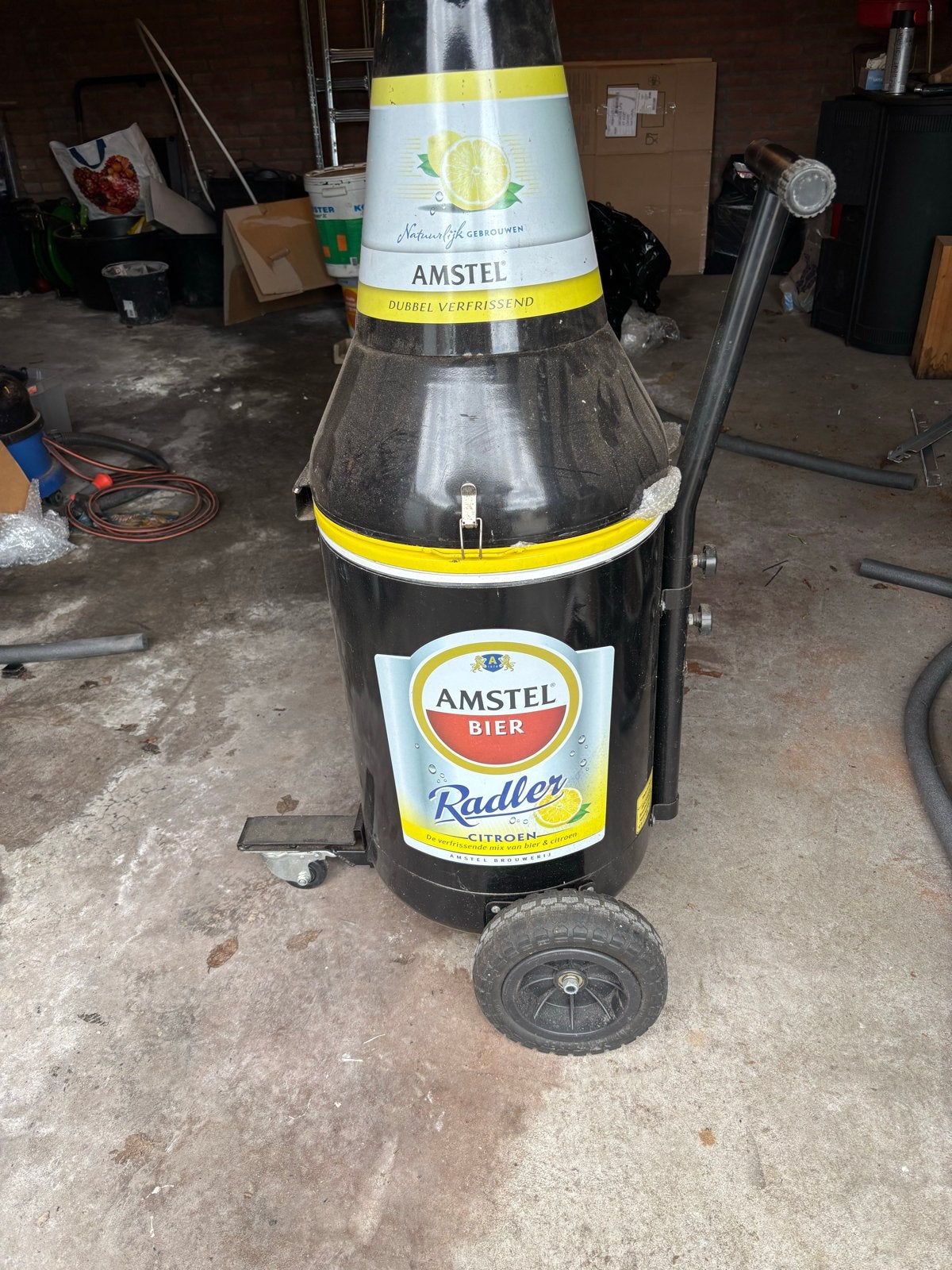 Amstel Radler BBQ / Koelbox op wielen, Tuin en Terras, Ophalen, Gebruikt