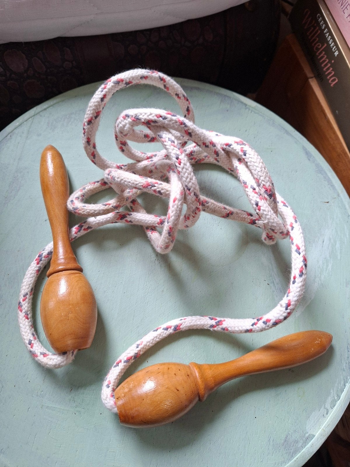Vintage springtouw., Antiek en Kunst, Ophalen of Verzenden