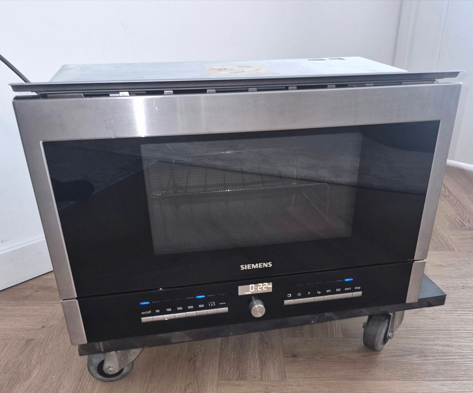 Siemens inbouwmagnetron met grillfunctie - Zo goed als nieuw, Witgoed en Apparatuur, Ophalen, Combimagnetron, Grill, Zo goed als nieuw