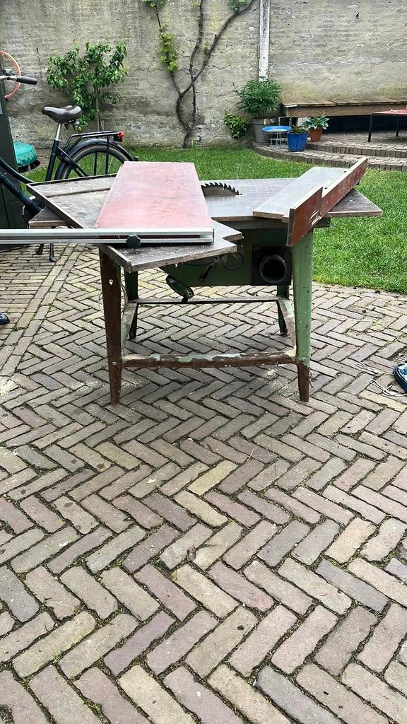 Zware zaagtafel incl frees, Ophalen, Gebruikt, Overige typen, 30 tot 70 mm