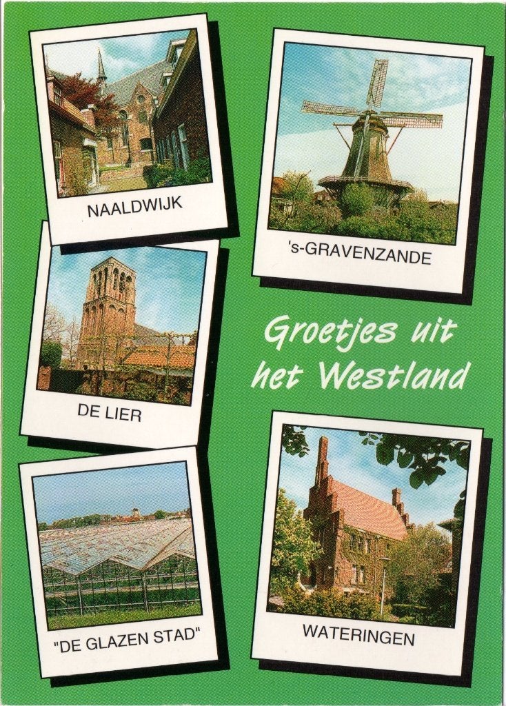 Westland  Groetjes uit het, Ophalen of Verzenden, Ongelopen, Zuid-Holland