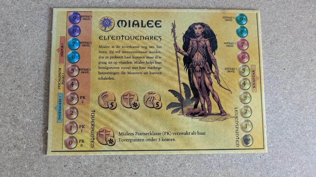 Dungeons & Dragons Fantasy in een spannend bordspel Sheet, Ophalen of Verzenden