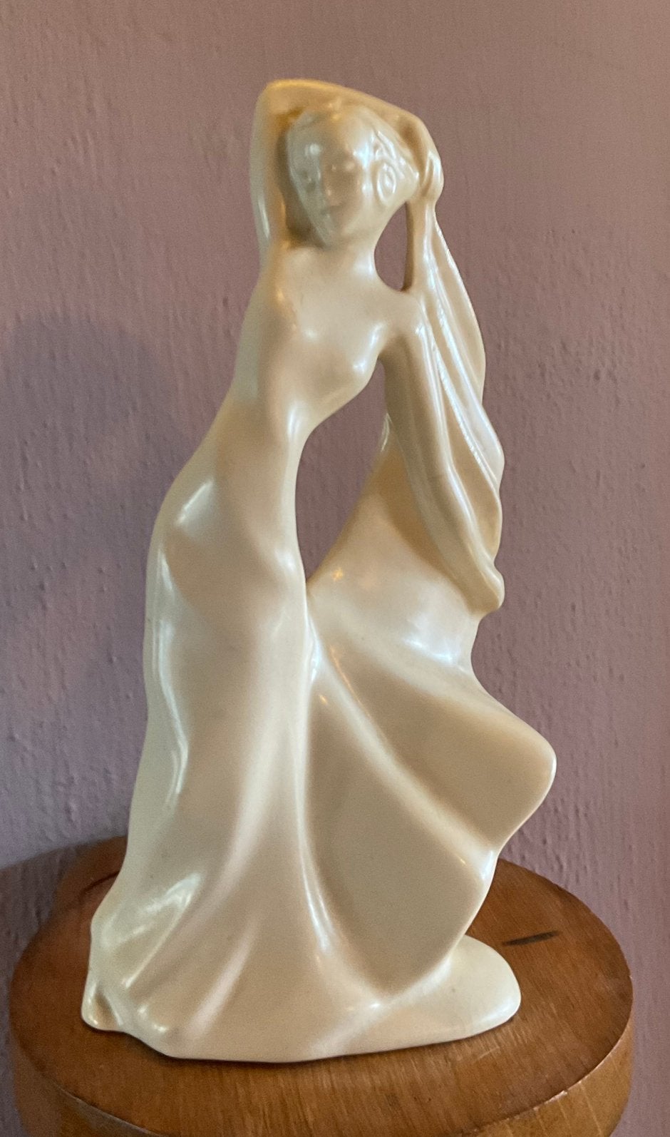 Plateel Art Deco Danseres, Ophalen of Verzenden