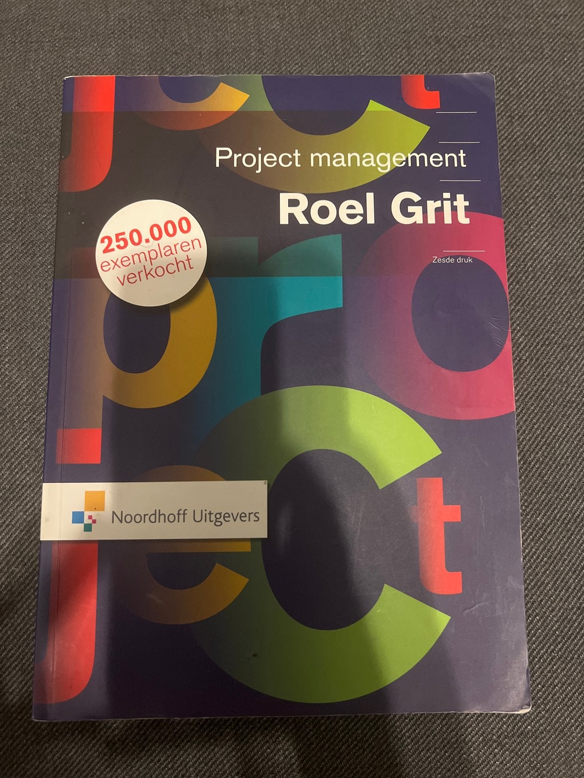 Projectmanagement - Roel Grit (zesde druk), Ophalen of Verzenden, Gamma, Zo goed als nieuw, HBO
