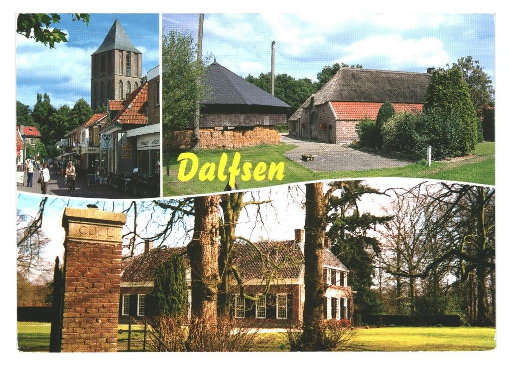 36576 Dalfsen Ov 80+ Gelopen met postzegel, Verzenden, 1980 tot heden, Gelopen, Overijssel