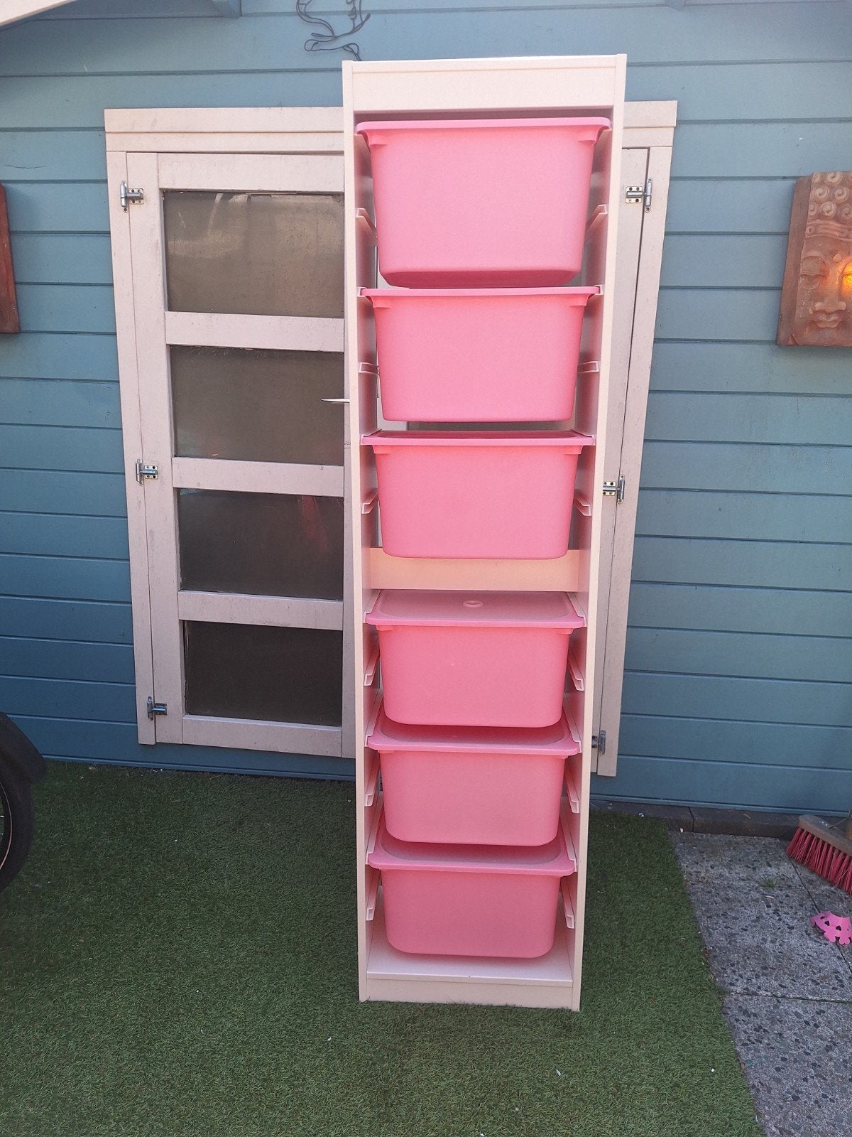 Ikea Trofast kast, Ophalen, Minder dan 50 cm, Gebruikt, 5 laden of meer