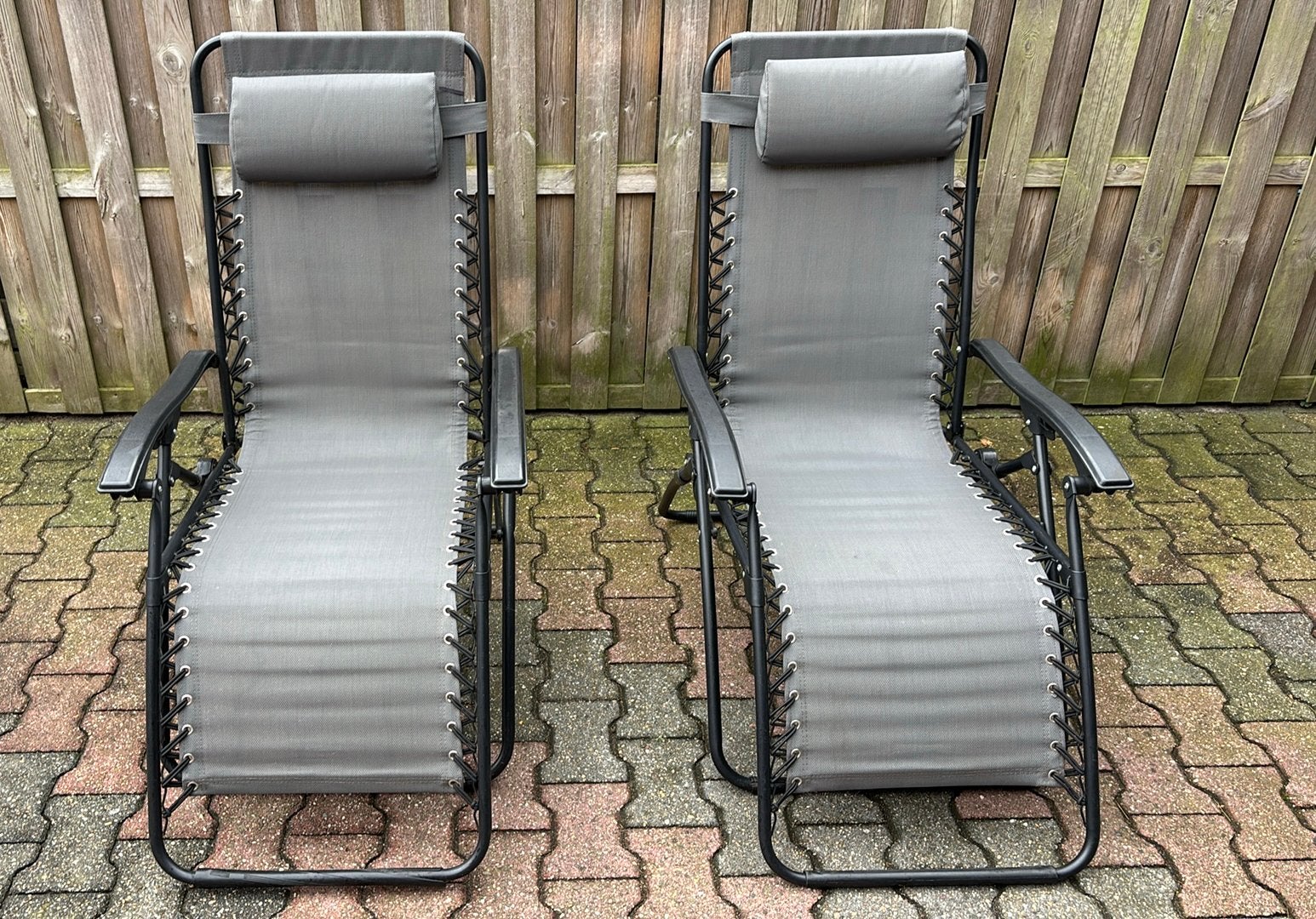 2 campingstoelen/ligstoelen., Ophalen, Gebruikt, Campingstoel