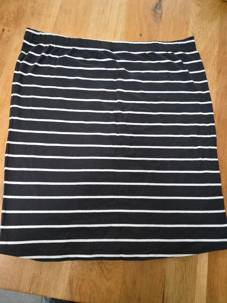 rokje, donkerblauw/wit, maat XXXL, amper gedragen zgan, Blauw, Maat 46/48 (XL) of groter, Ophalen of Verzenden, Zo goed als nieuw