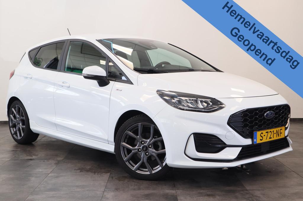 Ford Fiesta 1.0 EcoBoost Hybrid ST-Line X Keyless Camera * H, Met garantie (alle), Wit, Bedrijf, 19 km/l