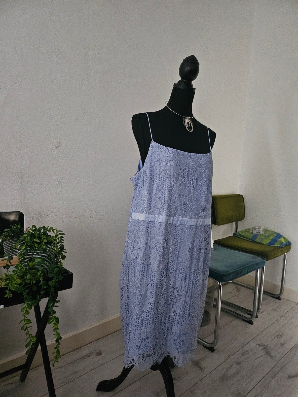 Lichtblauwe Kanten Zomerset - Jurk & Topje Steps, Kleding | Dames, Blauw, Maat 46/48 (XL) of groter, Ophalen of Verzenden, Zo goed als nieuw