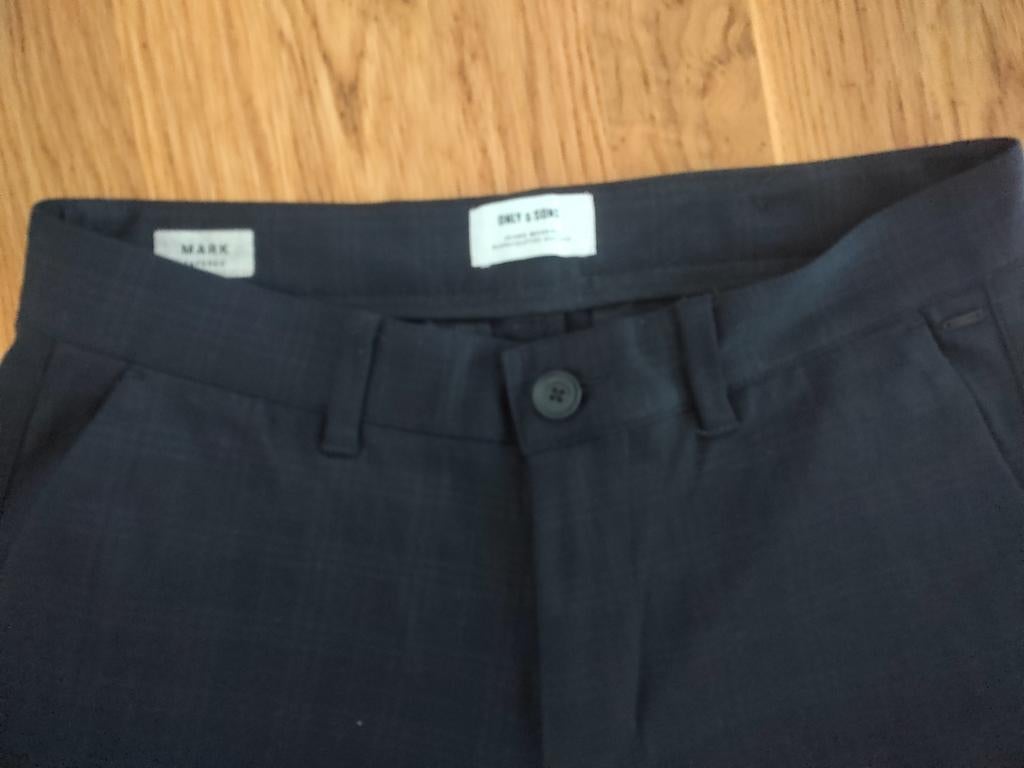 Only & Sons Heren Chino Broek - Maat W31 L32, donkerblauw, Kleding | Heren, Broeken en Pantalons, Zwart, Overige maten, Ophalen of Verzenden
