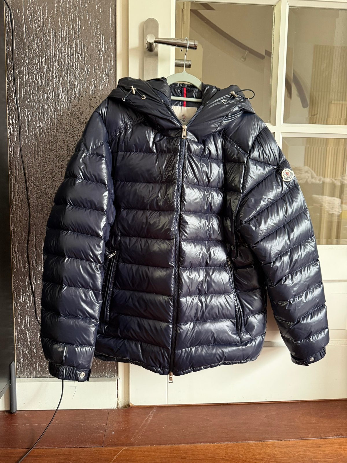 Moncler winterjas, Ophalen of Verzenden, Nieuw, Maat 52/54 (L), Blauw
