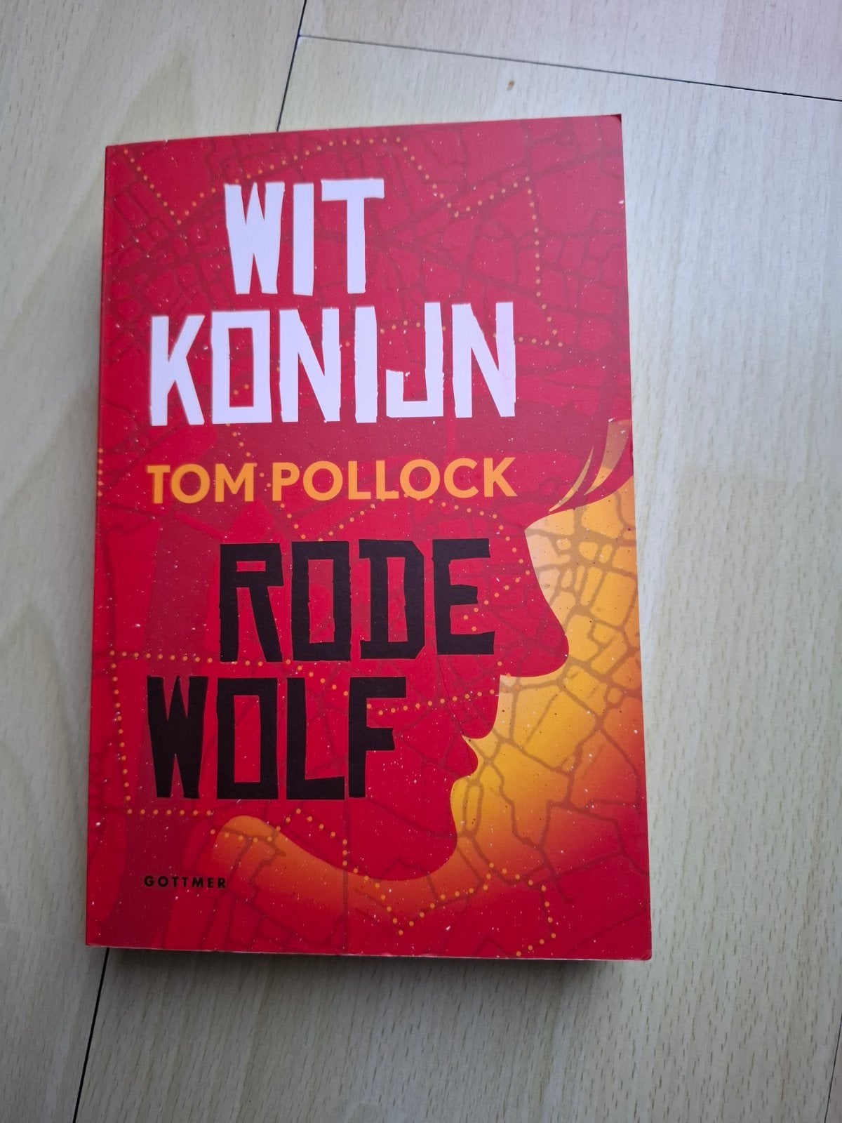 Tom Pollock wit konijn rode wolf, Boeken, Ophalen of Verzenden