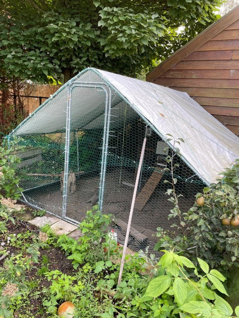 Kippenren 3x3, Dieren en Toebehoren, Ophalen, Zo goed als nieuw, Kippenhok of Kippenren