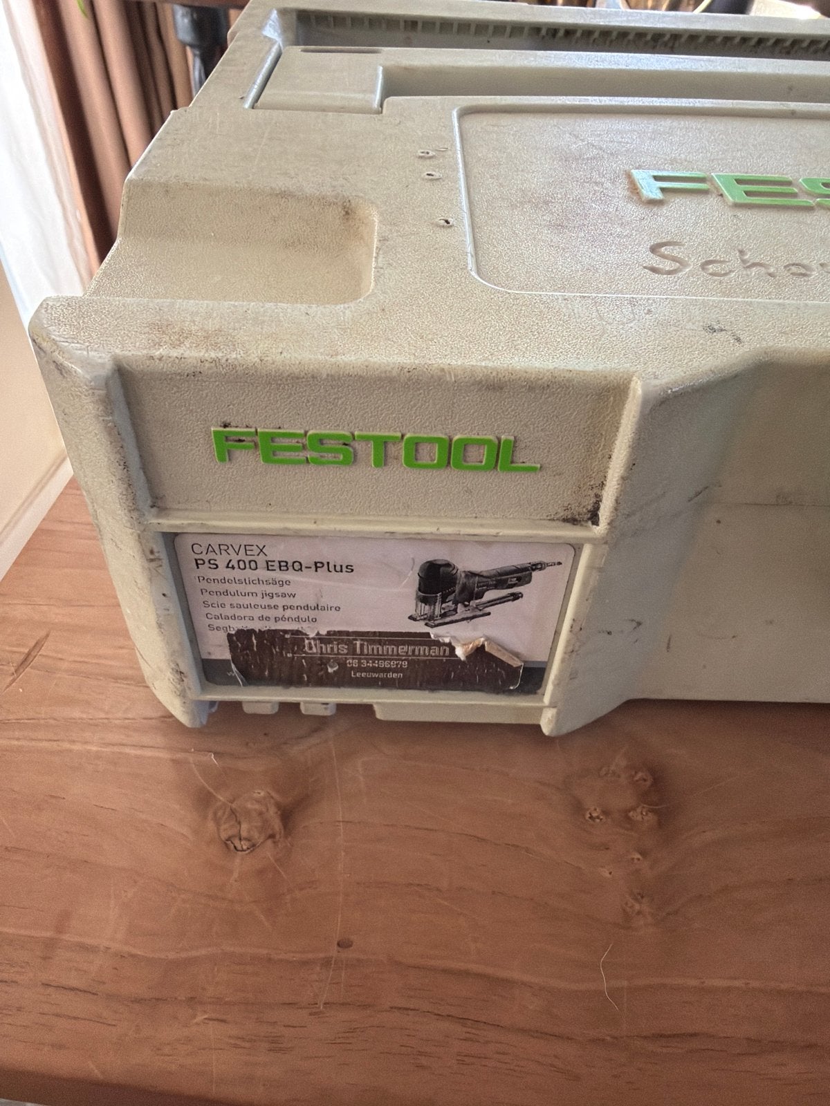 Festool Decoupeerzaag CARVEX PS 400 EBQ-Plus in Systainer, Gebruikt, Ophalen of Verzenden, Minder dan 600 watt, Decoupeerzaag