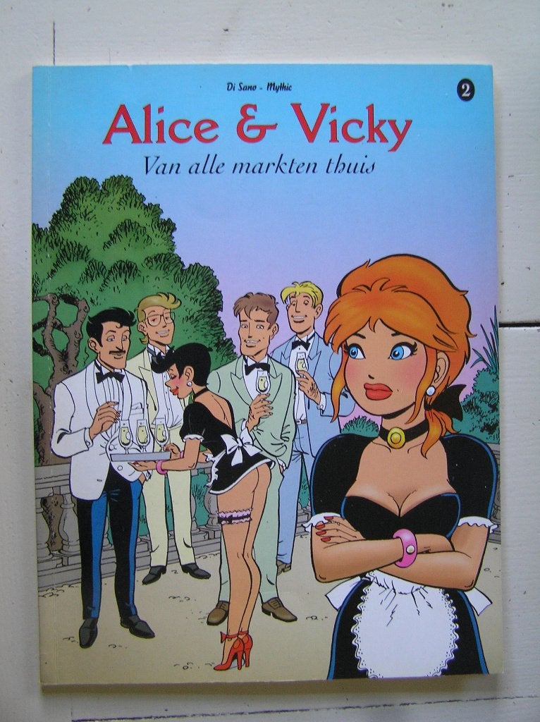 Alice & Vicky. 2. Van alle markten thuis., Boeken, Stripboeken, Eén stripboek, Ophalen of Verzenden, Zo goed als nieuw