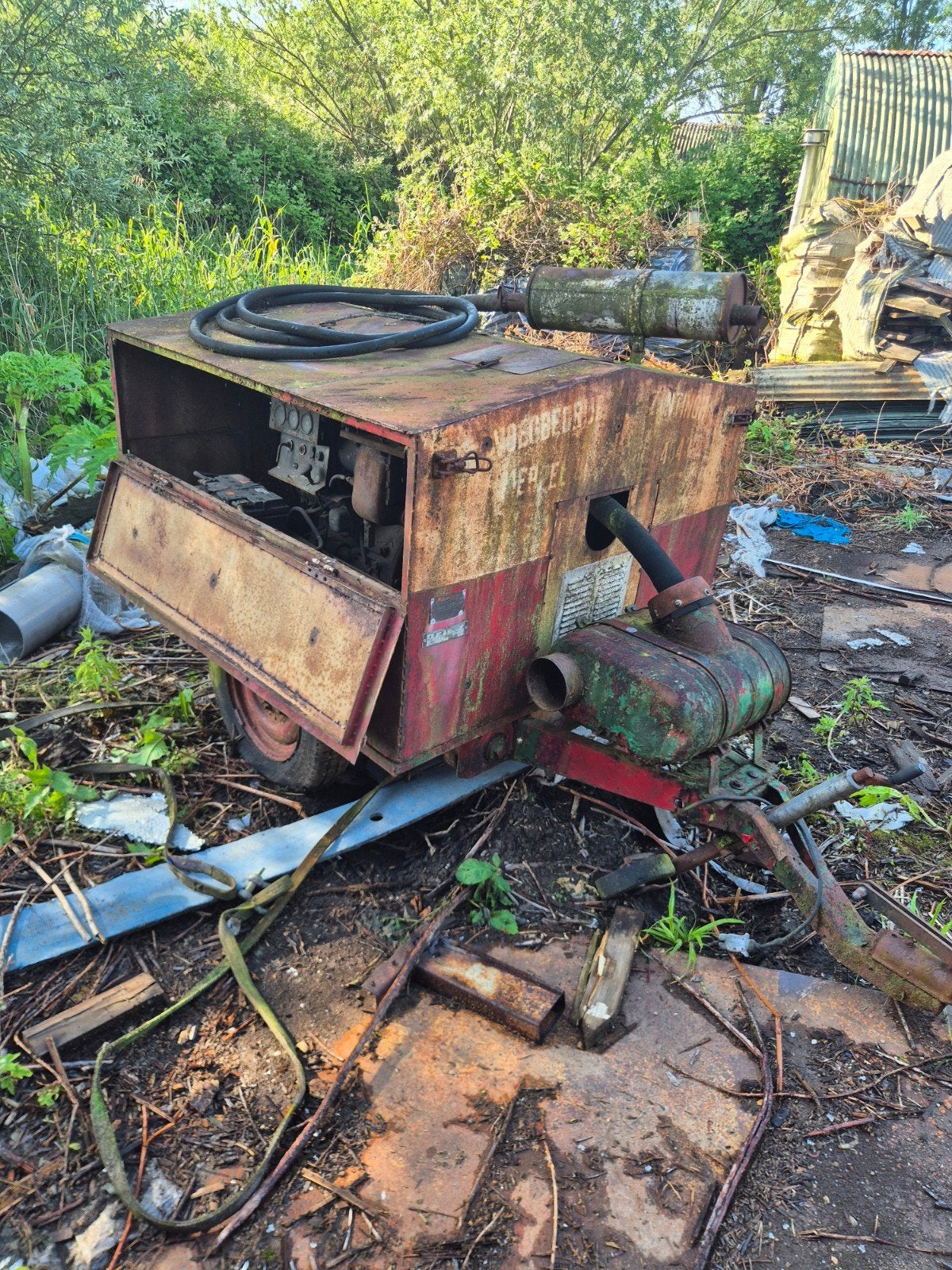 Oude Atlas Copco knutsel compressor - Type 2 DD, Ophalen of Verzenden