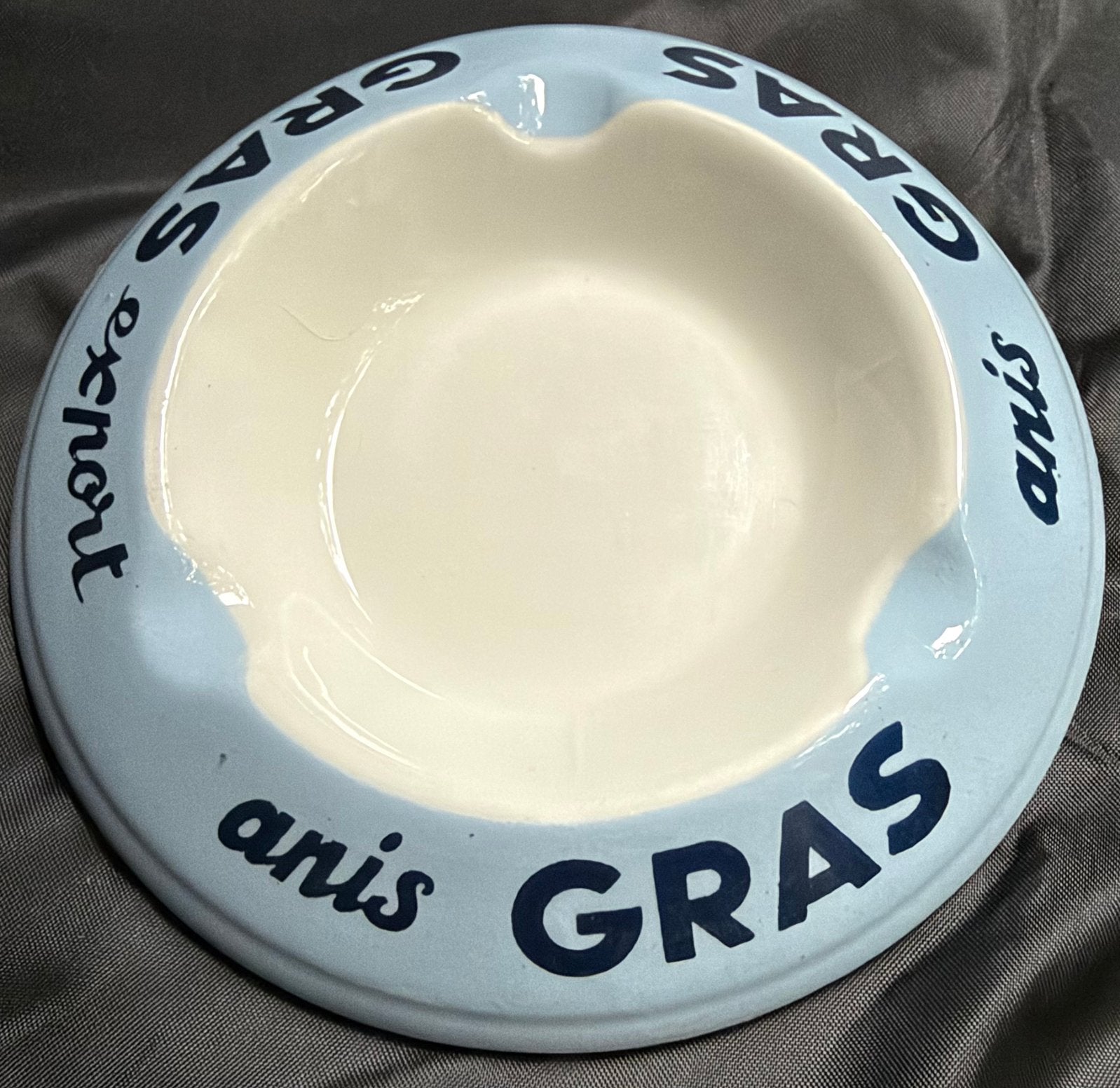 Gras Anis Pastis asbak porcelain, Ophalen of Verzenden, Gebruikt, Gebruiksvoorwerp