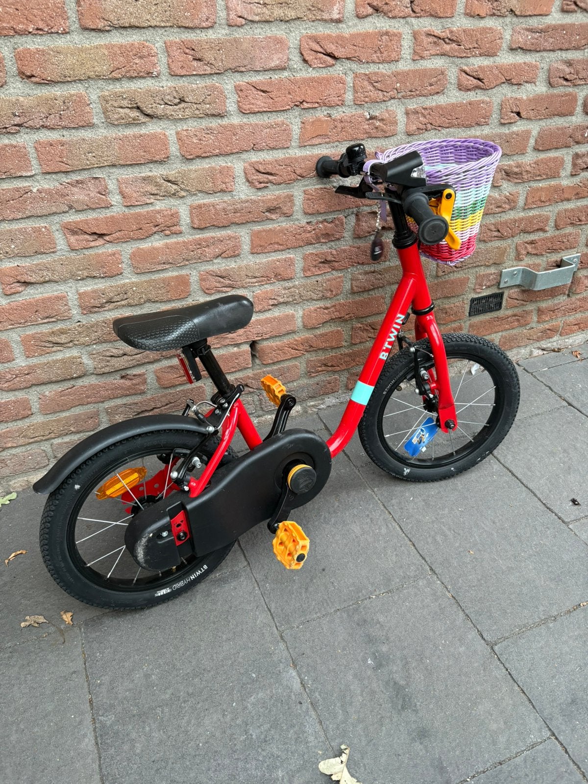 BTWIN 2-in-1 kinderfiets/loopfiets DISCOVER, Ophalen, Zo goed als nieuw, Velgrem, Minder dan 16 inch