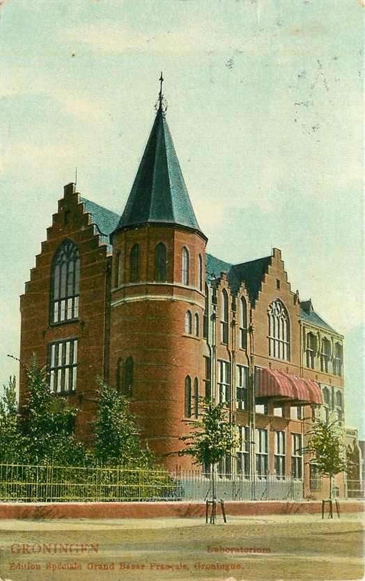 377-339-011 Groningen Laboratorium Melkweg, Verzenden, Voor 1920, Groningen