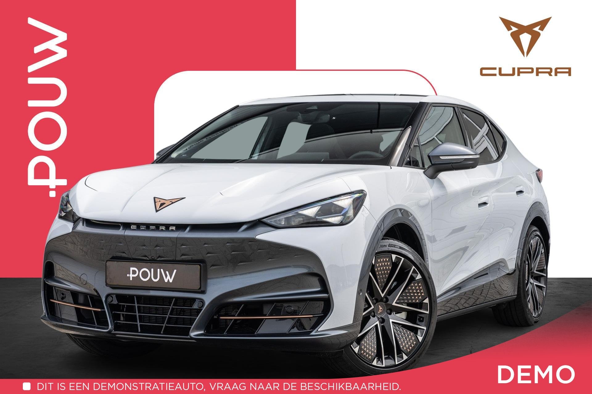 CUPRA Tavascan 340pk VZ Extreme 82 kWh | Trekhaak Wegklapbaa, Auto's, Automaat, 12 maanden, Zwart, Leder