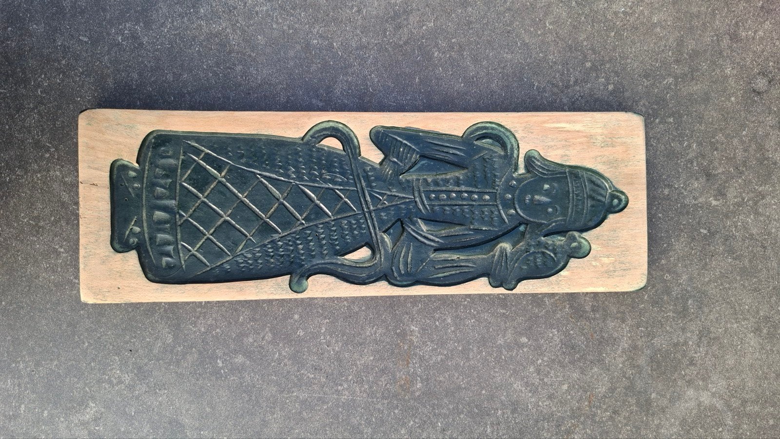 Antieke Speculaasplank - Vrouwenfiguur, Ophalen of Verzenden
