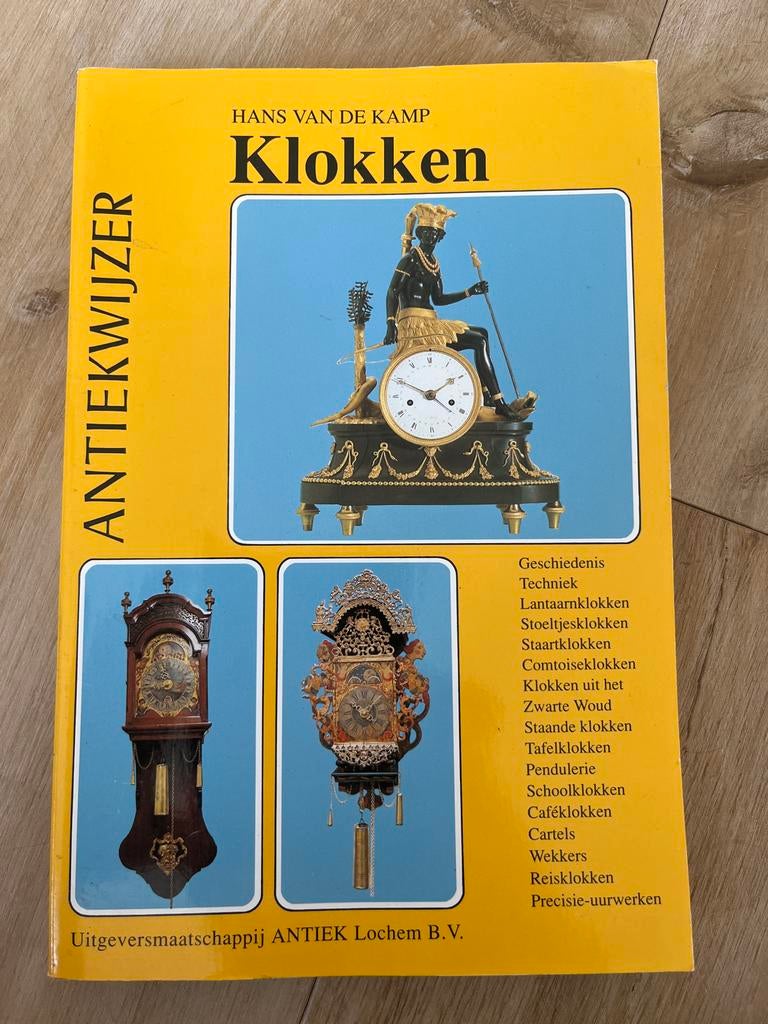 Antiekwijzer Klokken - Hans van de Kamp, Ophalen of Verzenden, Niet van toepassing, Gelezen, Overige onderwerpen