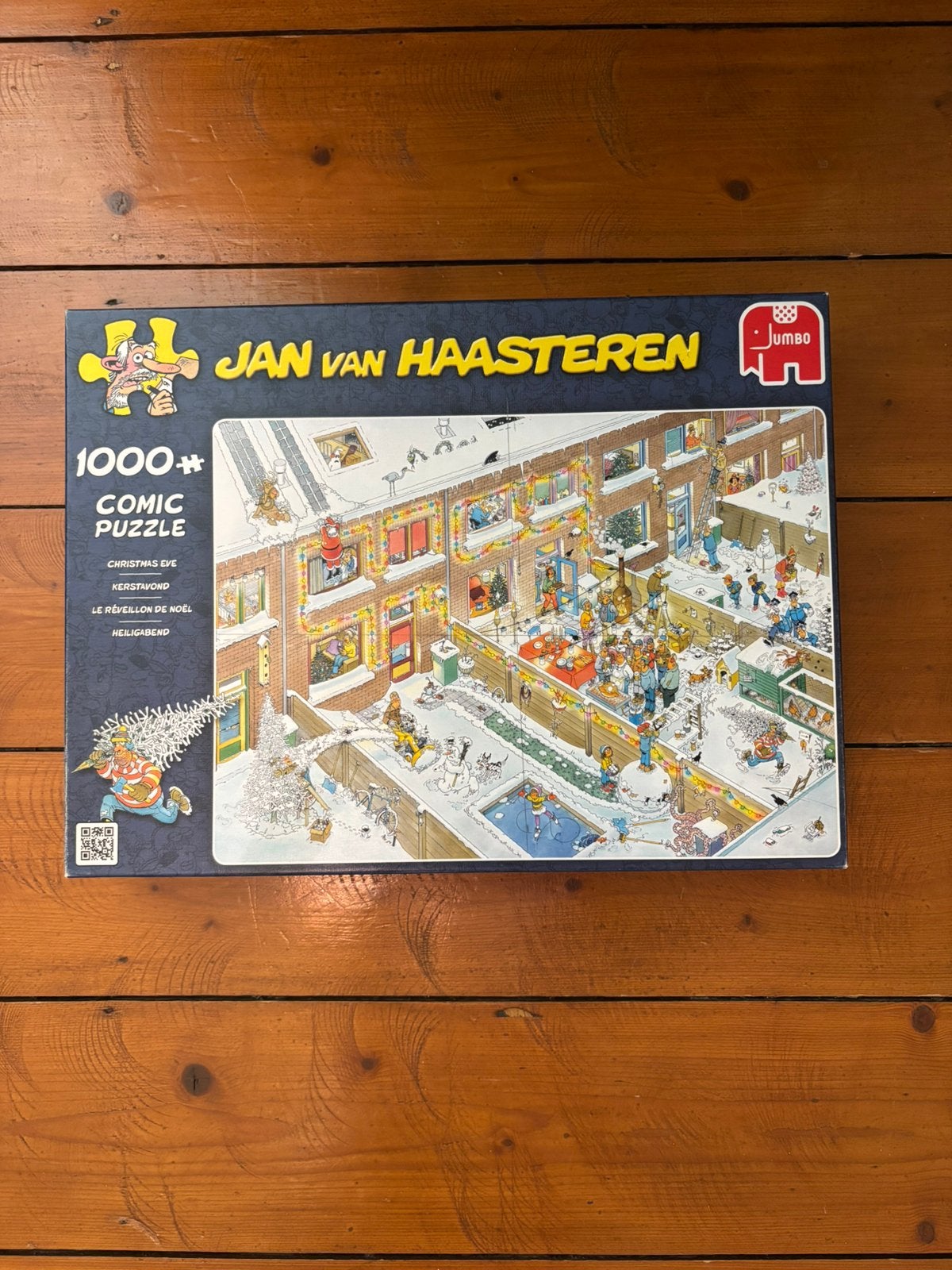 Jan van Haasteren, kerstavond, Hobby en Vrije tijd, Denksport en Puzzels, Ophalen of Verzenden, 500 t/m 1500 stukjes, Zo goed als nieuw