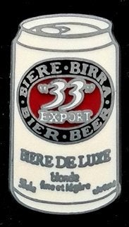 Biere de Luxe -33- pin, Verzamelen, Speldjes, Pins en Buttons, Verzenden, Nieuw, Transport, Speldje of Pin