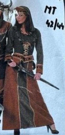 Kasteel kleding vrouw mt 42/44, Ophalen of Verzenden, Gedragen, Maat 42/44 (L), Carnaval