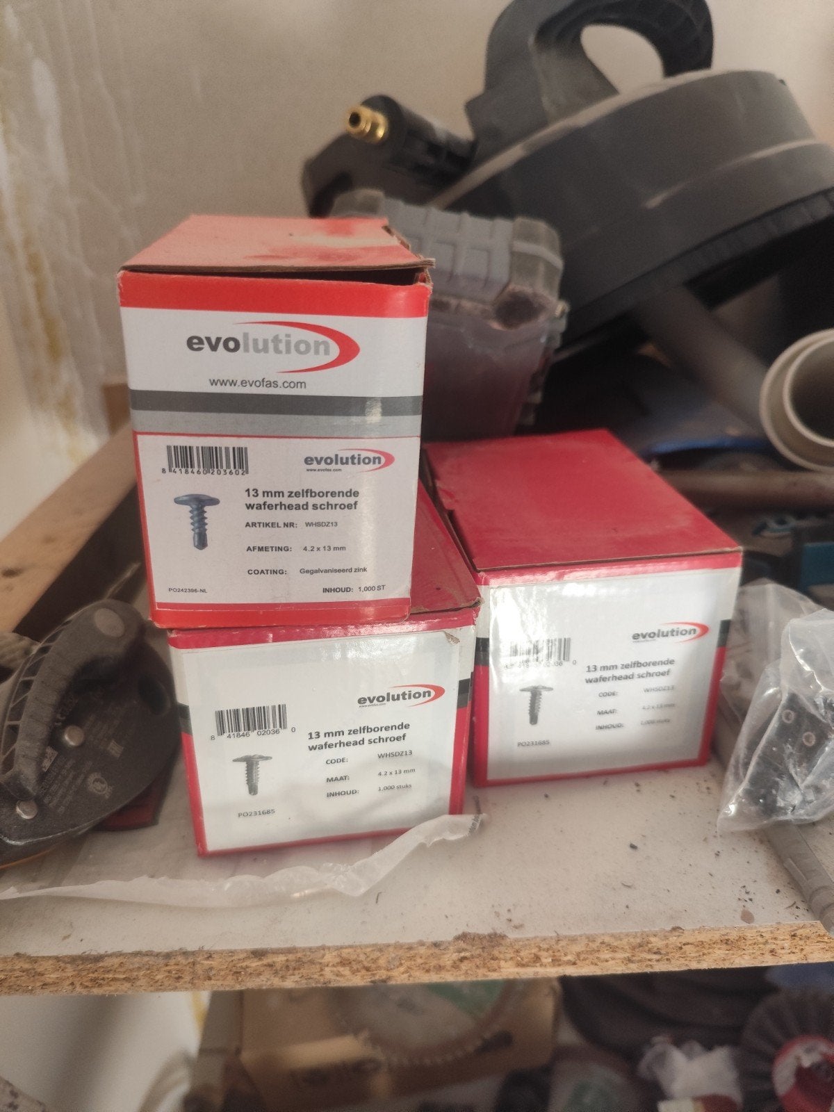 3 Dozen Nieuwe Evolution 13mm Zelfborende Waferhead Schroef, Ophalen of Verzenden