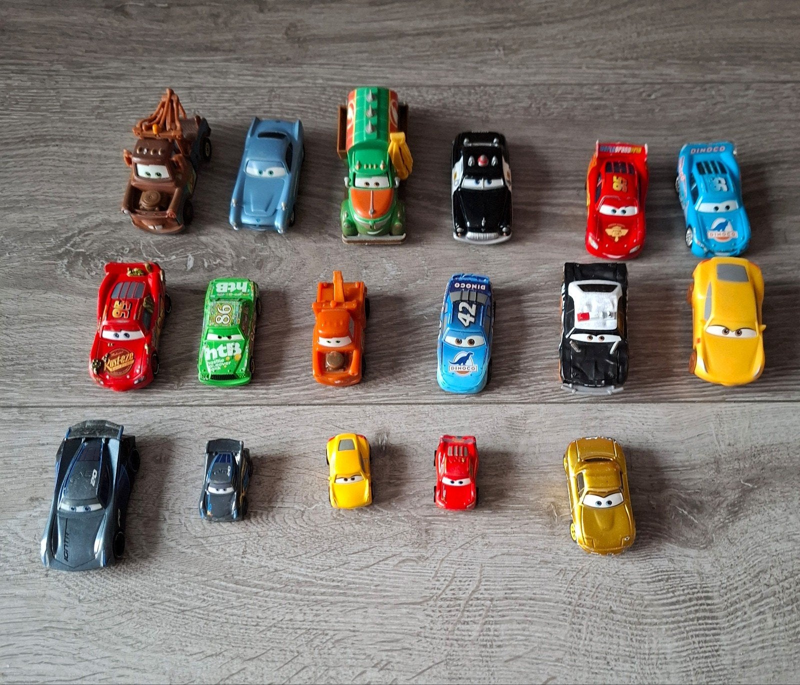 cars autootjes 17x, Ophalen of Verzenden, Gebruikt