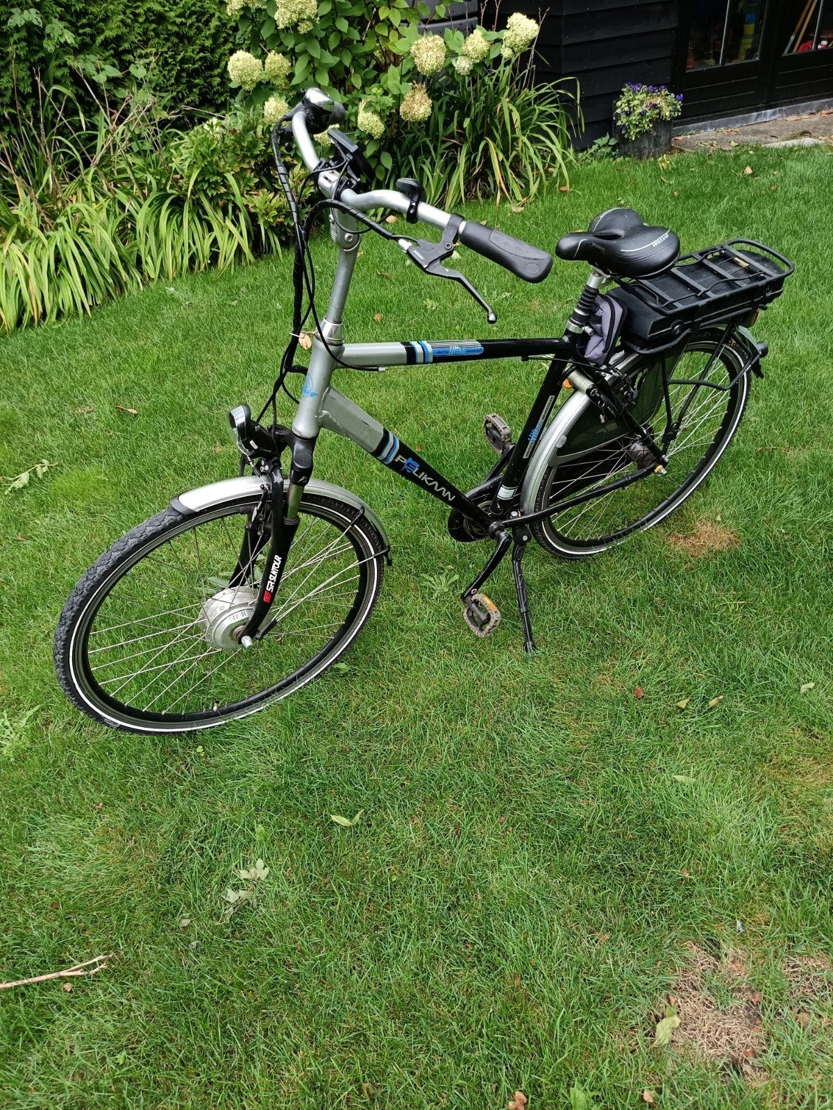 pelikaan elektrische heren fiets, Fietsen en Brommers, Ophalen, Zo goed als nieuw, Overige merken