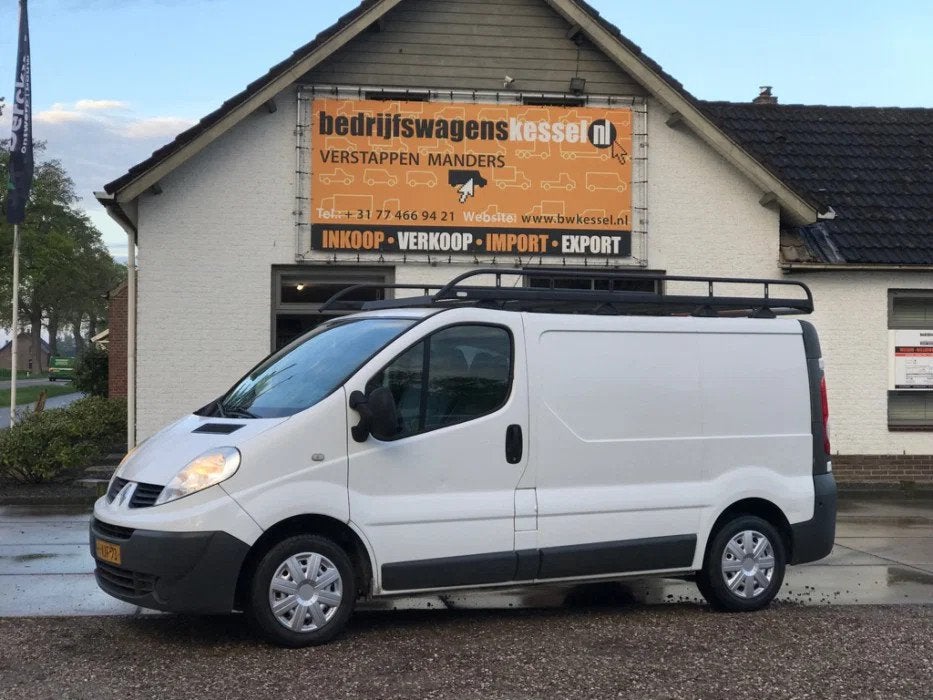 Renault Trafic 2.0 dCi 66 kW L1H1 Imperial Trekhaak, Auto's, Voorwielaandrijving, Zwart, 4 cilinders, Wit