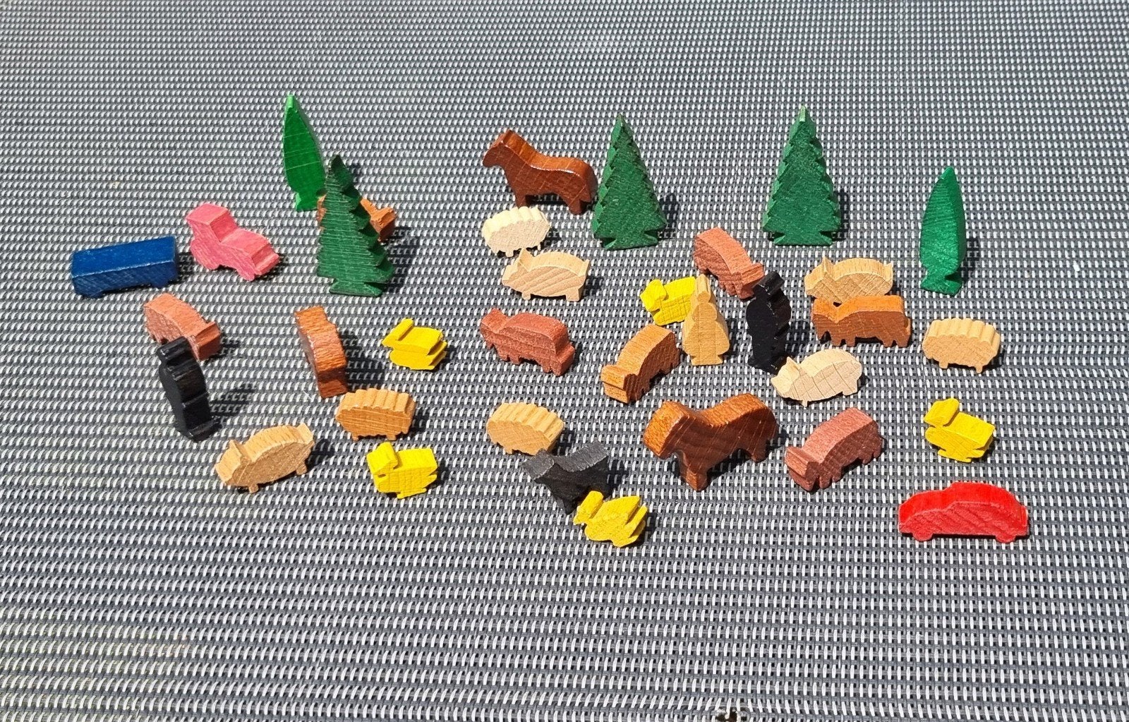 Houten figuren DDR Ertsgebergte - Vintage Speelgoed, Ophalen of Verzenden