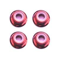 FASTRAX M3 RED FLANGED LOCKNUTS 4PCS FTM3RF, Ophalen of Verzenden, Nieuw, Overige schalen, Onderdeel