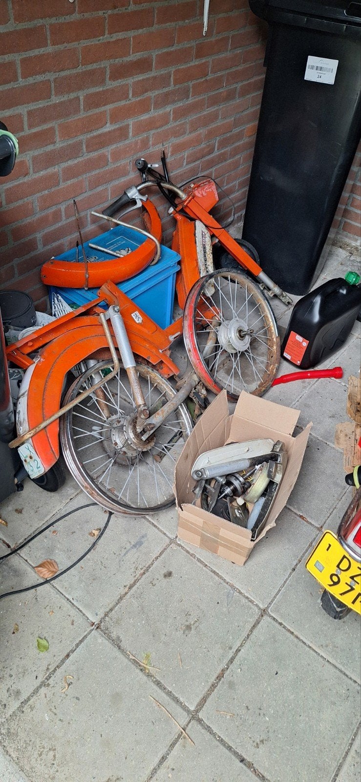 Peugeot 103 Bromfiets frame + onderdelen, Ophalen, Gebruikt, Overige modellen