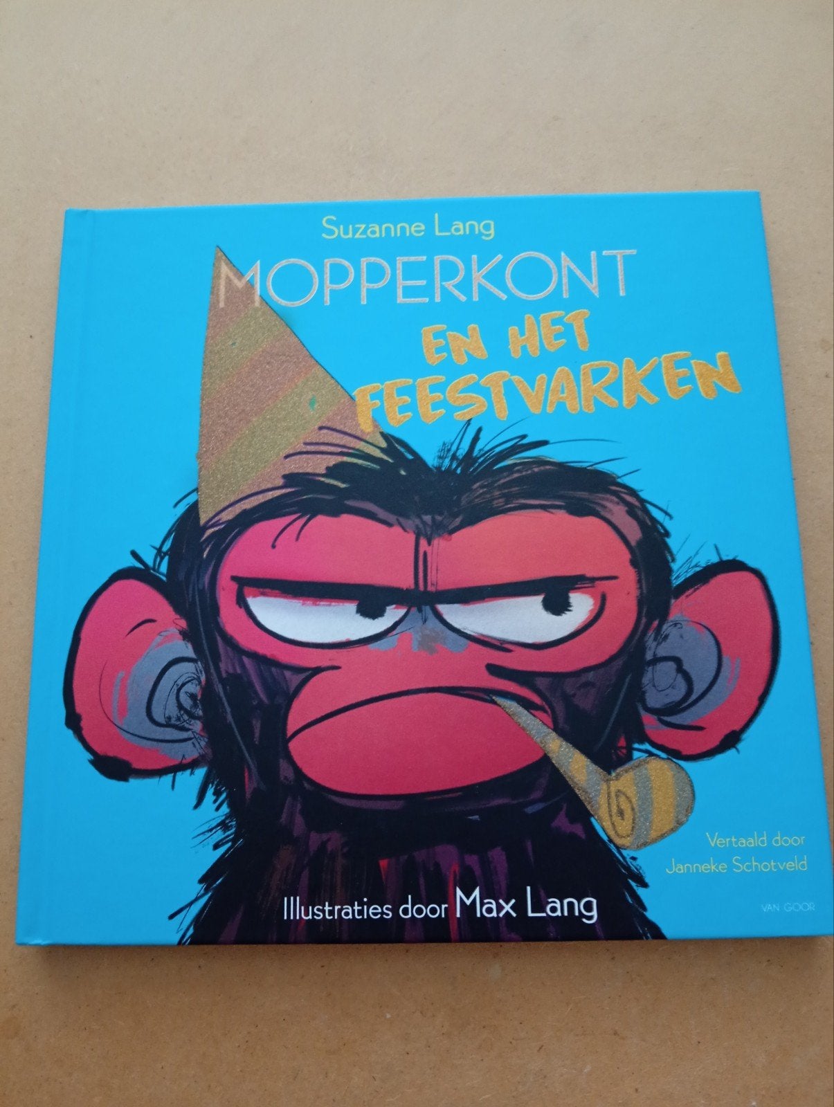 Moppperkont en het Feestvarken - Suzanne Lang, Boeken, Ophalen of Verzenden