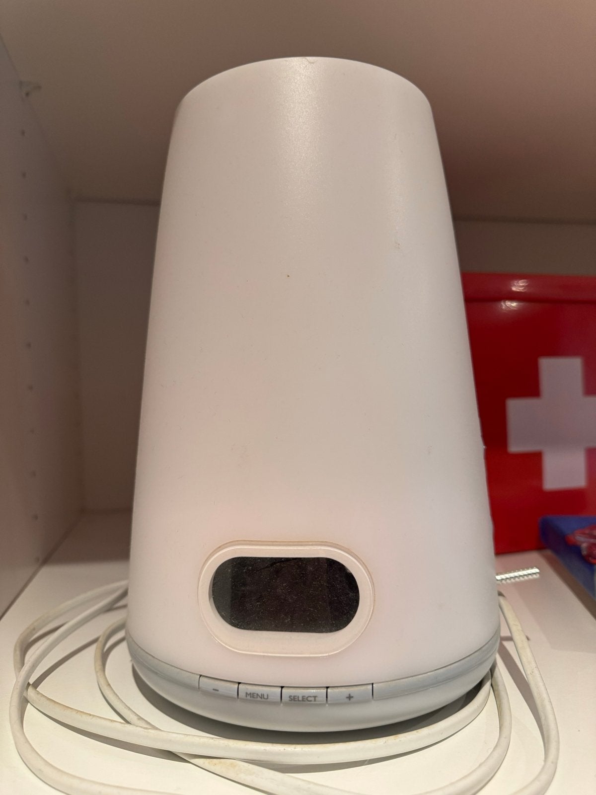 Philips Wake-up Light HF3471 - Wekker met licht en geluid, Ophalen of Verzenden, Gebruikt, Digitaal