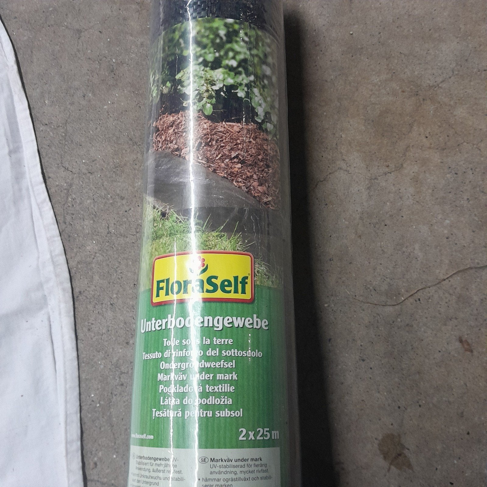 FloraSelf Anti-worteldoek 2x25m - Nieuw, Ophalen, Nieuw