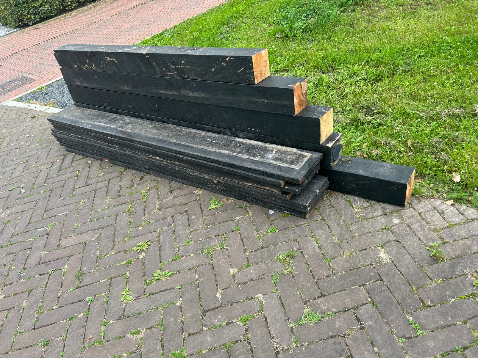 Kleine partij Douglashout, Ophalen, Gebruikt, Minder dan 25 mm, Plank