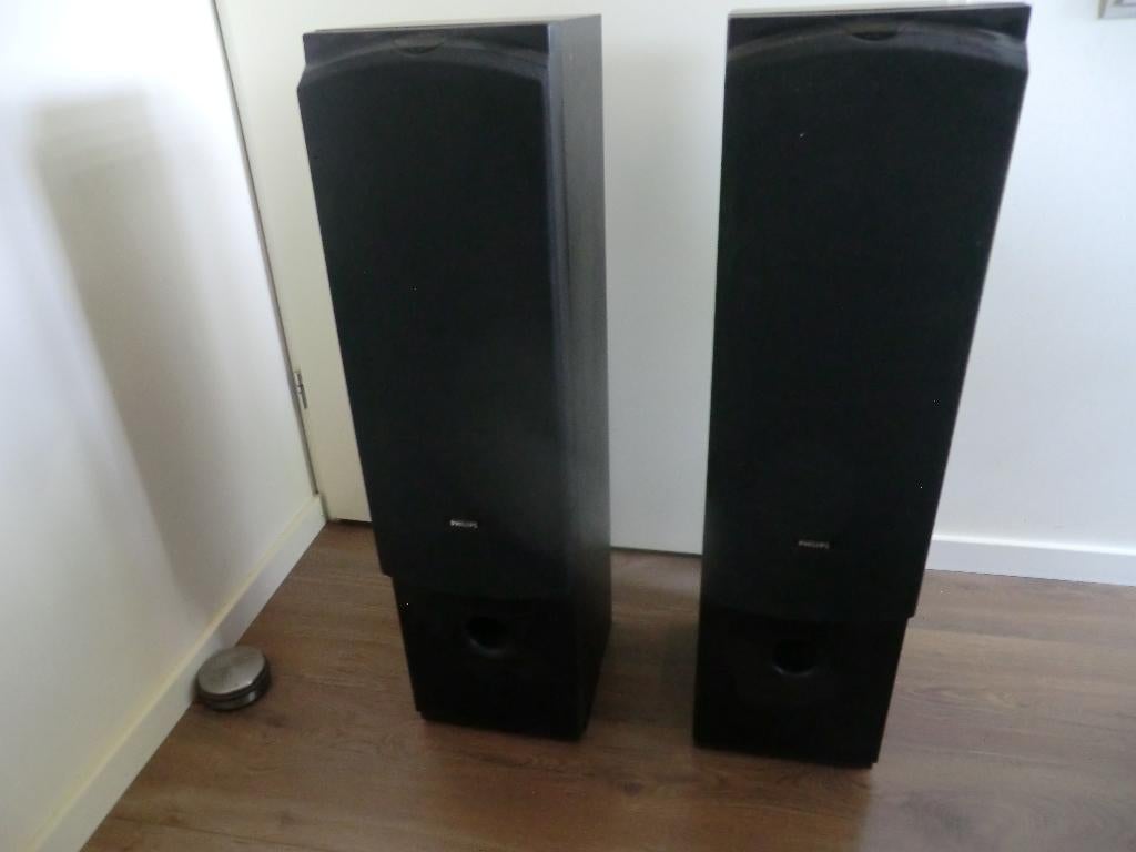 luidsprekers philips  fb698 in prima staat, Ophalen, Philips, Gebruikt, 120 watt of meer