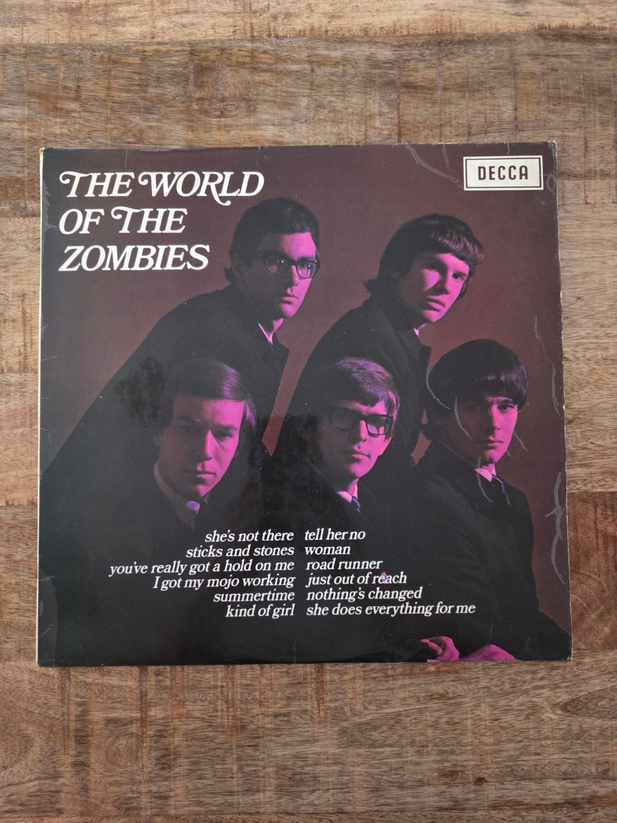 lp the zombies the world of te zombies, Ophalen of Verzenden