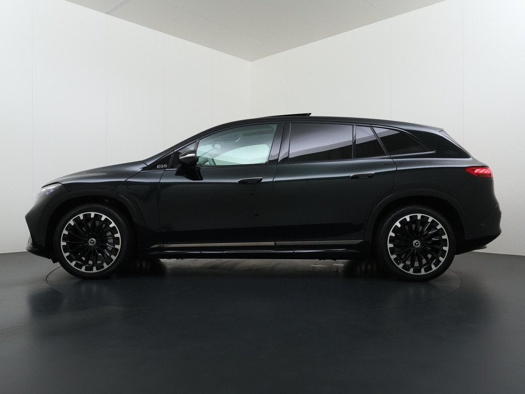 Mercedes-Benz EQS SUV 450+ AMG Line 118 kWh Accu | Panorama, Achterwielaandrijving, Gebruikt, 750 kg, 360 pk