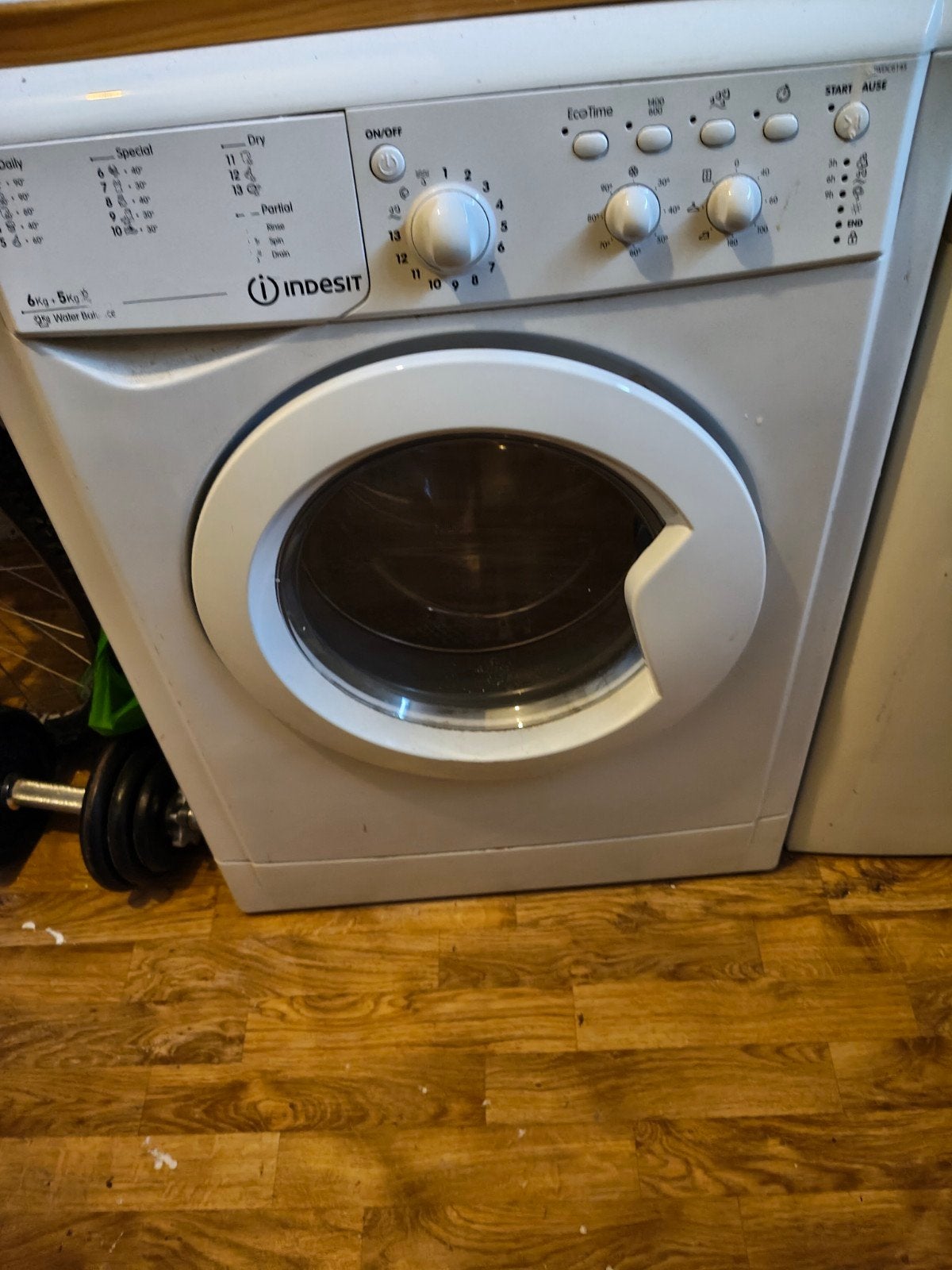 wasmachine indesit, Witgoed en Apparatuur, Ophalen, 1200 tot 1600 toeren, Gebruikt, Voorlader
