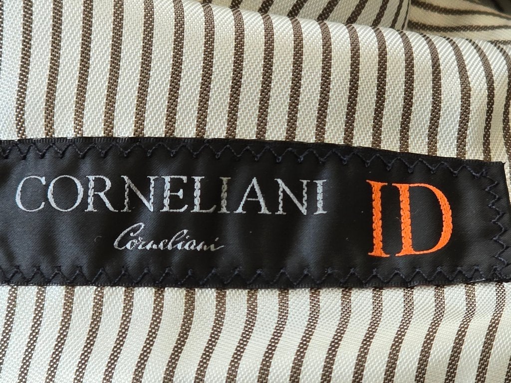 Corneliani colbert met rits en bruine kleur maat 50, Corneliani, Bruin, Nieuw, Verzenden