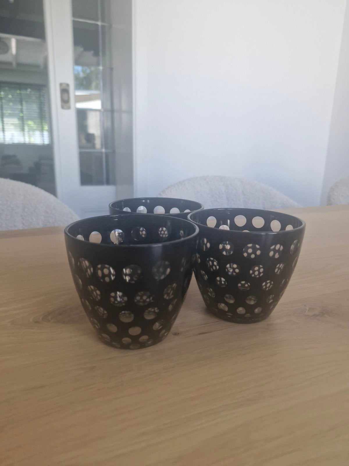 Diverse woonaccessoires: vaasjes, theelichthouders, huisjes, Huis en Inrichting, Ophalen of Verzenden, Gebruikt, Wit, Steen/keramiek