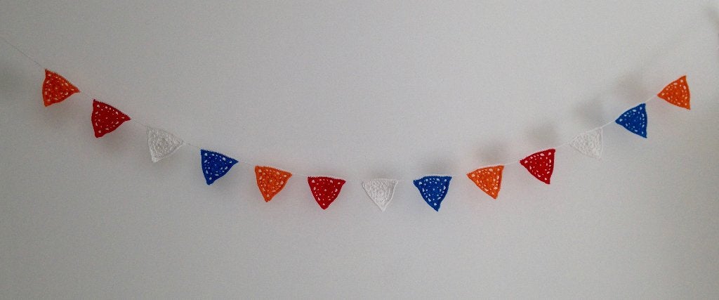Slinger Hollandse Vlag Oranje Feest Versiering WK Voetbal, Ophalen of Verzenden, Nieuw