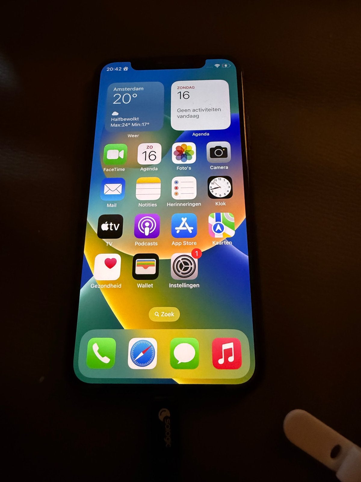 iPhone X 256 GB Space Grey, Gebruikt, IPhone X, 84 %, Zonder simlock